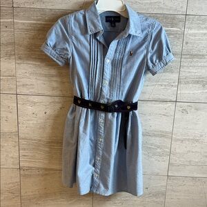 Polo button dress